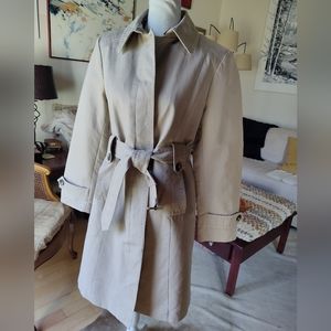 London Fog single breasted trench coat